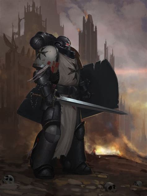 Primaris Black Templar Fan Art By Advisorium Warhammer Fantasy Space