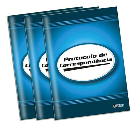 Caderno Livro De Protocolo De Correspond Ncia Kit Varias