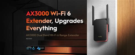 Ax Dual Band Wi Fi Range Extender Model Re Cudy Wifi G