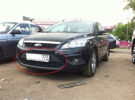 Передняя губа — Ford Focus Hatchback II, 2,5 л, 2011 года | стайлинг ...