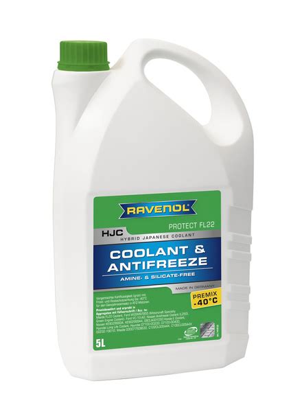 Антифриз RAVENOL HJC PREMIX -40C, 5 литров купить на OZON по низкой ...