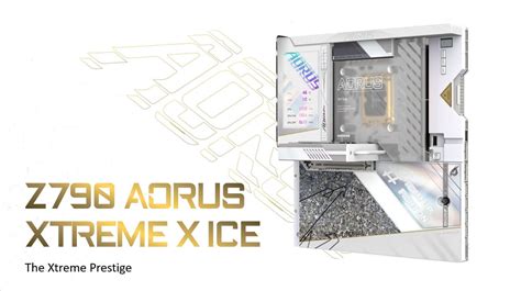 gigabyte unveils limited edition  aorus xtreme  ice motherboard