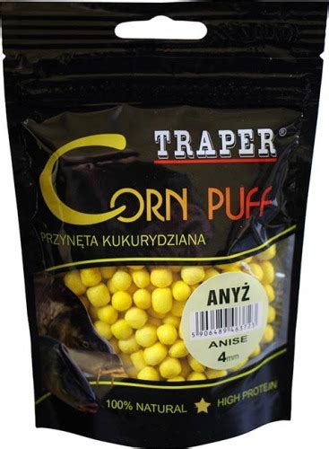 CORN PUFF TRAPER 20G 4 MM ANYŻ - Biały Robak