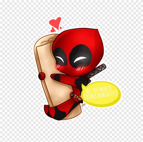 Chibi Deadpool Drawing