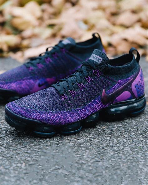 Nike Air Vapormax Flyknit 2 Night Purple Purple Nike Shoes