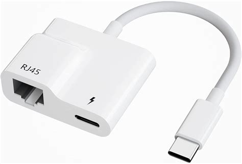 Amazon.com: UWECAN USB C to Ethernet Adapter, 2 in 1 USB C to RJ45 ...