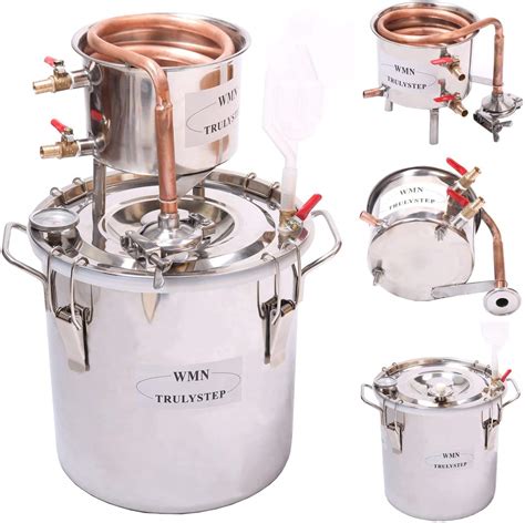 Wmntrulystep 5 Gallon Copper Alcohol Distiller Ethanol