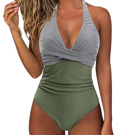 STRÓJ KĄPIELOWY JEDNOCZĘŚCIOWY KOSTIUM WYSZCZUPLAJĄCY DAMSKI Bikini 6977652563280 Cena