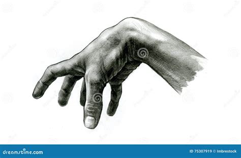 Grabbing Hand Drawing