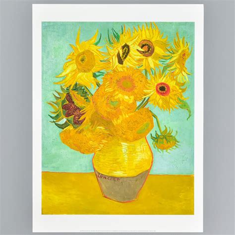 Van Gogh Sunflowers Print Atelier Yuwaciaojp