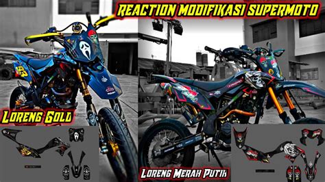 MODIFIKASI SUPERMOTO D TRACKER 150 MODIFIKASI SUPERMOTO KEREN YouTube