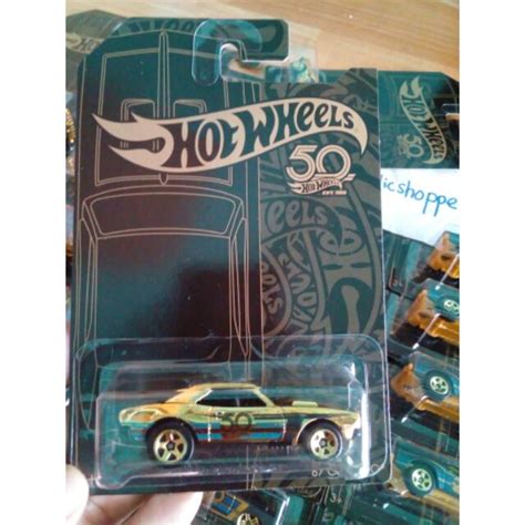 Rare Hot Wheels Th Anniversary Black Gold Collection Chase Car Camaro Shopee Malaysia