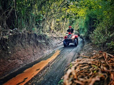 Bali Ubud Gorilla Cave Track Atv Waterfall Tour With Meal