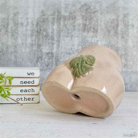 Female Body Fig Leaf Booty Planter Pot Nude Planter Pots Etsy