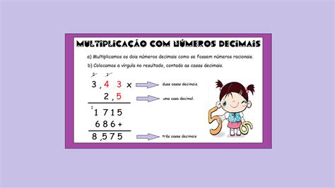 Multiplicação Com Numeros Decimais - 9
