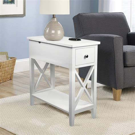 White Side Tables For Living Room