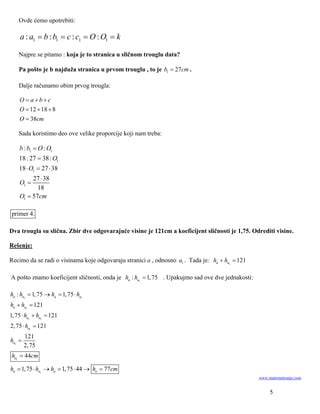 Slicnost Trouglova PDF