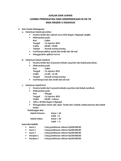 Juklak Dan Juknis Revisi Pdf