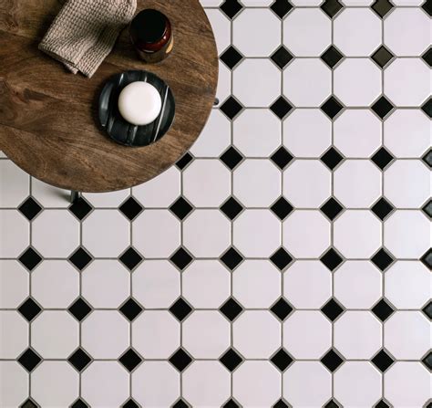 Classic Octagon and Dot Mosaic - Tiles at Source - Tiles