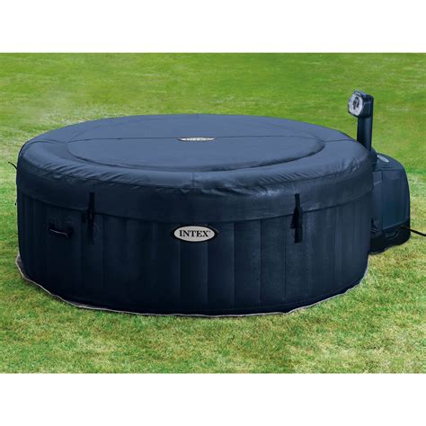 Intex Purespa 4 Person Home Inflatable Portable Heated Bubble Round Hot Tub Ebay