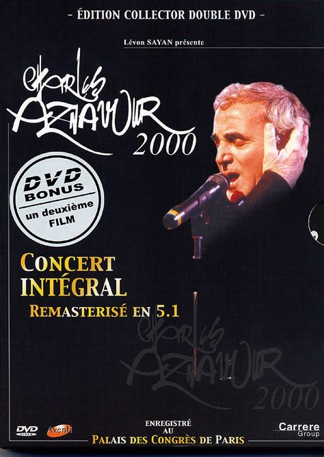 Dvd Charles Aznavour En Concert Edition Collector Film Bonus