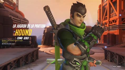 Game Nauts Overwatch Genji Gorrion Jugada De La Partida Youtube