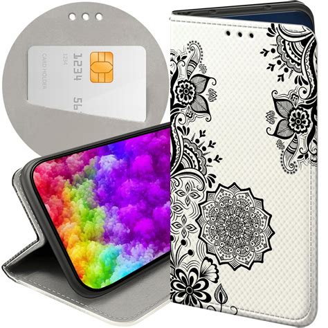 Etui Z Klapk Do Huawei P Smart Wzory Mandala Buddyzm Sztuka Wzory