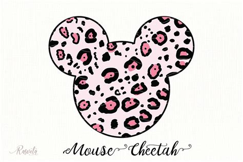 Leopard Minnie Mouse Head Svg Minnie Mouse Svg Minnie Head Instant