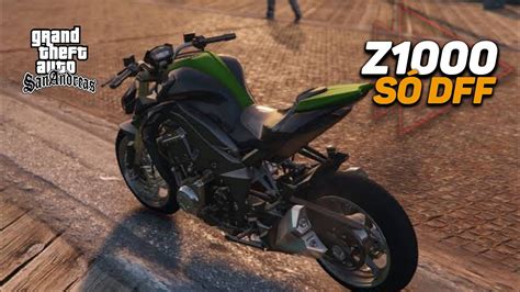 KAWASAKI Z1000 2010 SO DFF GTA SA ANDROID MOD DE MOTO SO DFF VARIAS