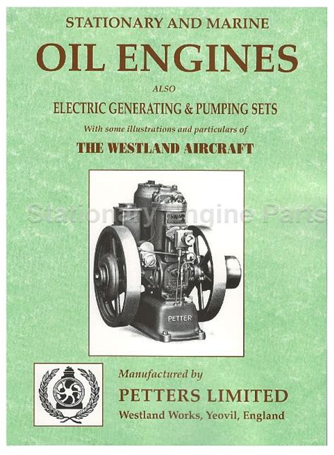 Petter Stationary And Marine Oil Engines