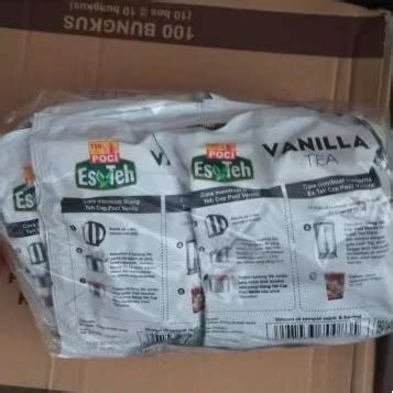 jual teh poci vanilla jumbo shopee indonesia