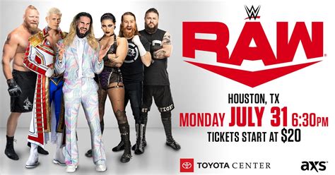 houston toyota center wwe