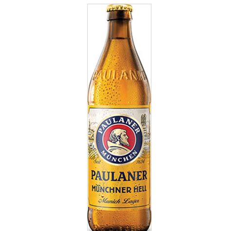 Cerveja Münchner Hell Puro Malte Paulaner Garrafa 500ml Pão de Açúcar