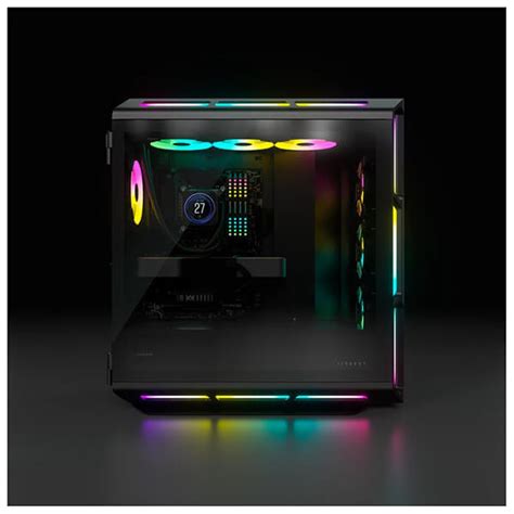 Case Corsair T Icue Rgb Tempered Glass Midi Tower Atx Black