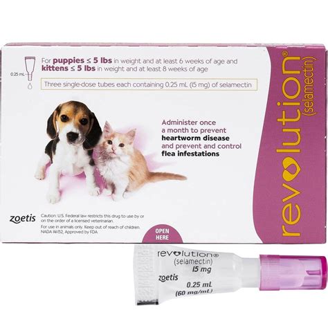 Revolution for Puppies & Kittens - Under 5 lbs (1 Dose) | On Sale ...