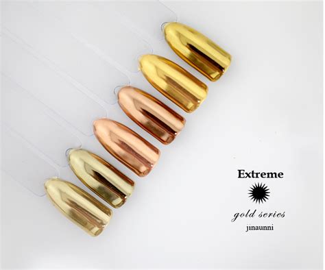 Jinaunni Extreme Gold Chrome Powder 3 Types Luna Beauty Store Australia