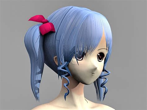 Anime Girl Nude 3d Model 3ds Max Object Files Free Download Cadnav