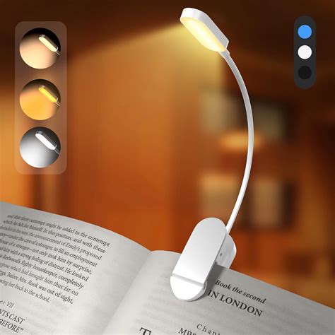 D Babe Led Rechargeable Book Light For Reading In Bed Clip On