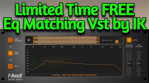 Limited Time FREE EQ Match VST Plugin Reference Tracks For Mastering