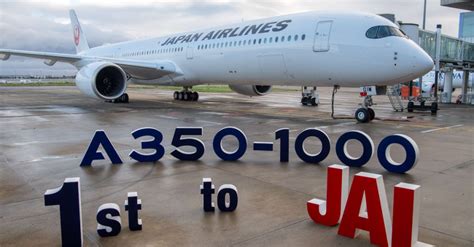 Japan Airlines Recebe Seu Primeiro Airbus A350 1000 Passageiro De