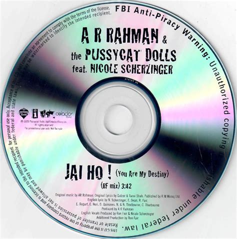 A R Rahman And The Pussycat Dolls Feat Nicole Scherzinger Jai Ho You