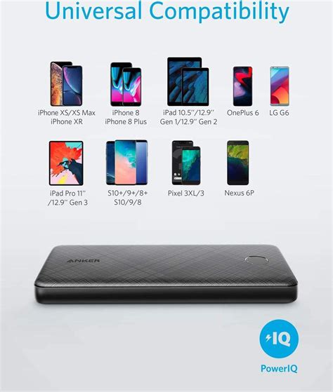 Anker PowerCore Slim 10000, Ultra Slim Portable Charger, Ultra-Compact ...