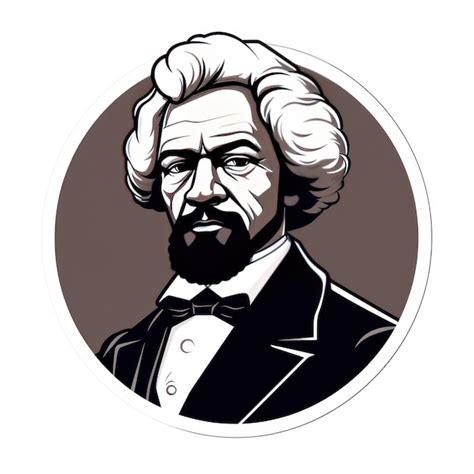 El ícono De Frederick Douglass Foto Premium