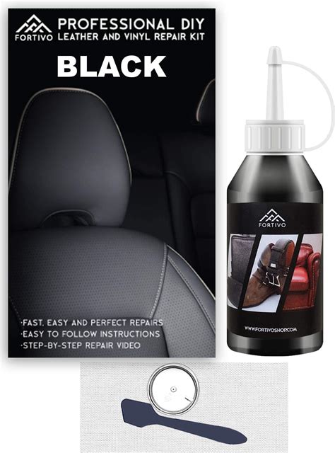 Fortivo Black Leather And Vinyl Repair Kit Repair And