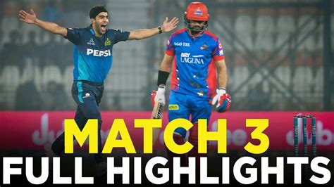 Full Highlights Multan Sultans Vs Karachi Kings Match 3 Hbl Psl 9