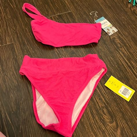 Crown Ivy Swim Nwt Pink Bikini Topbottom Poshmark
