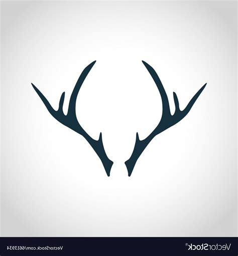 Deer Antler Vector at Vectorified.com | Collection of Deer Antler ...