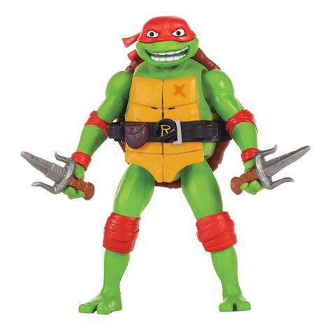 Teenage Mutant Ninja Turtles Mutant Mayhem 55” Raphael Deluxe Ninja Shouts Figure By Playmates