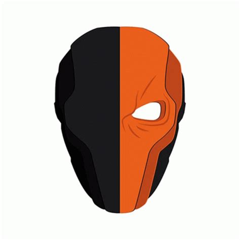 Deathstroke Mask Drawing