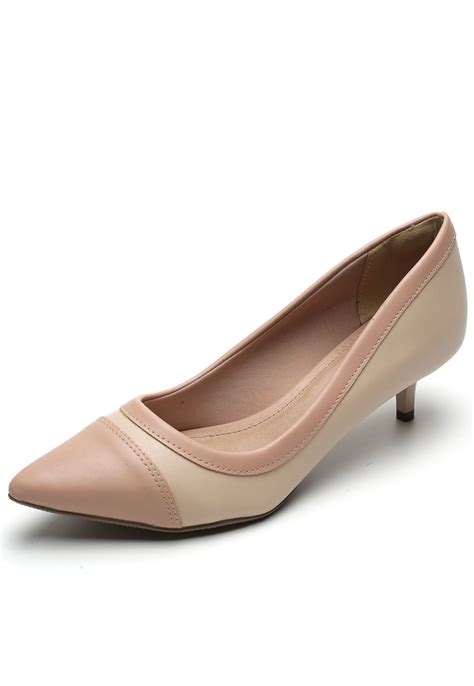 Scarpin Dafiti Shoes Liso Nude Compre Agora Dafiti Brasil